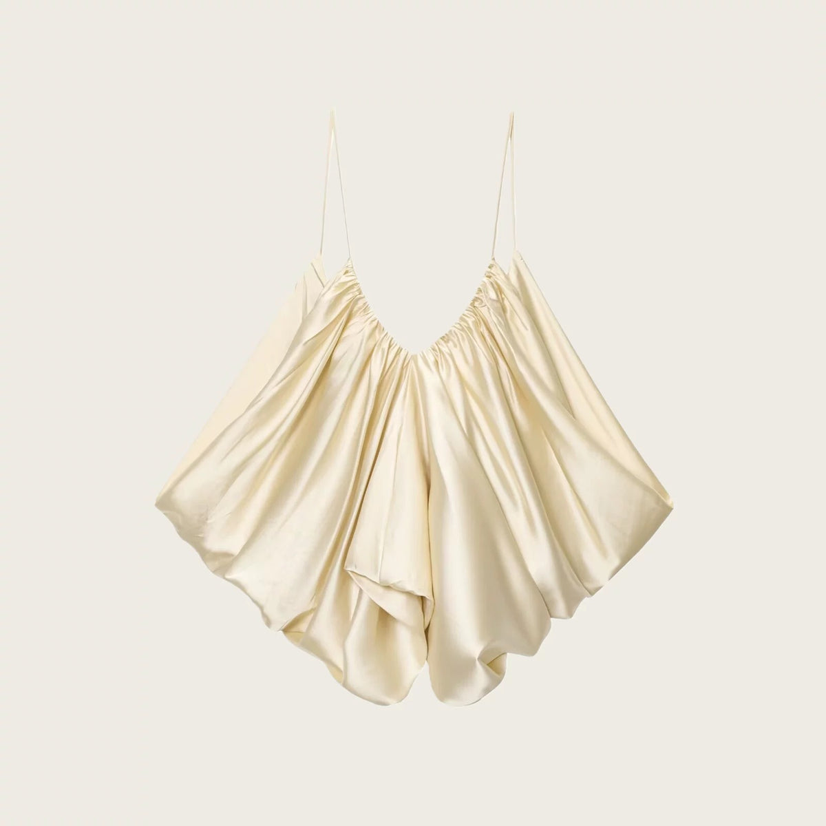 Blusa Over Satén nude