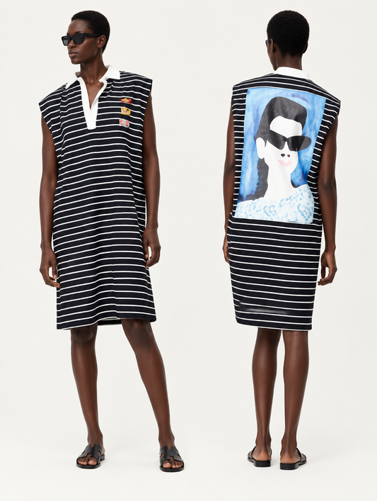 Vestido Cotton camisero talle M - foto editorial