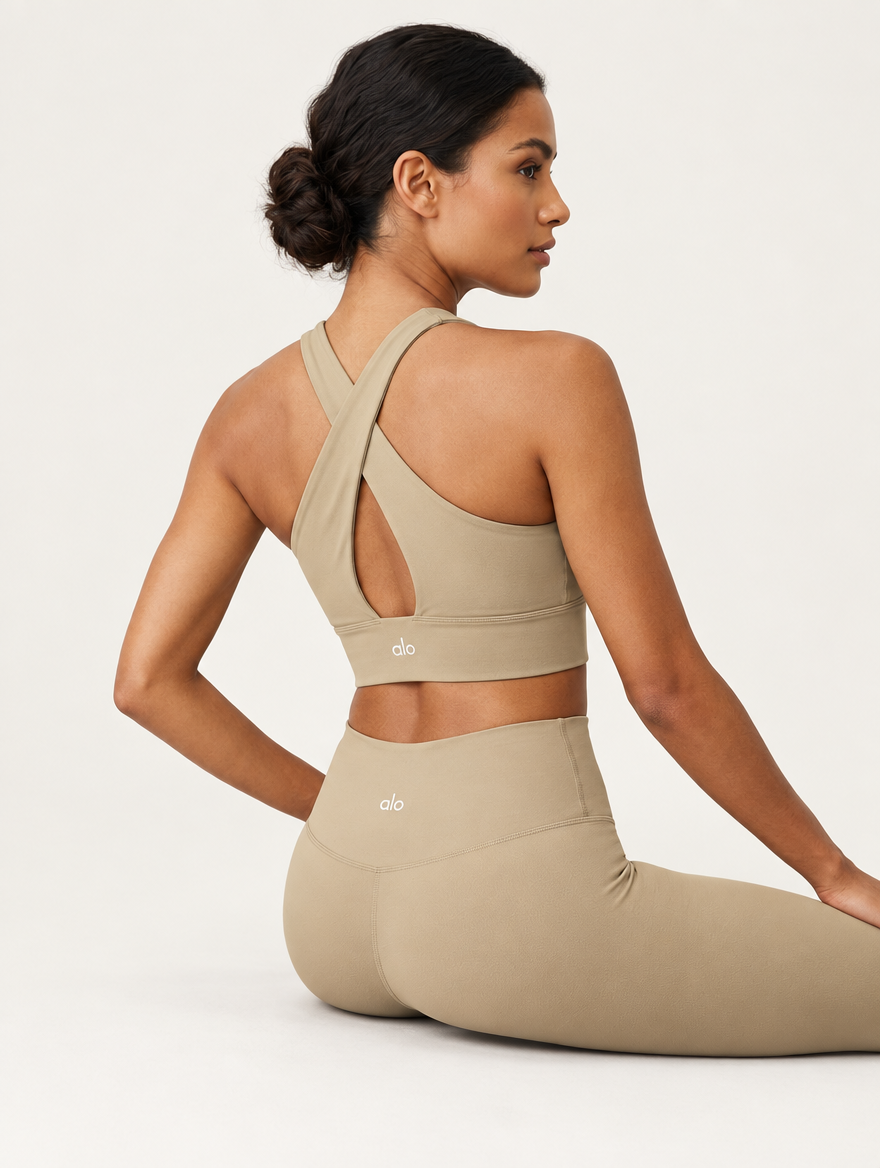 Leggings Alo talle L beige - foto editorial